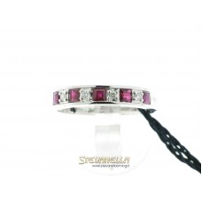 BLISS anello Color oro bianco rubini e diamanti referenza 3120900 new